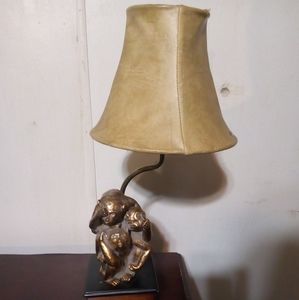 Hear no evil see no evil speak no evil monkey lamp